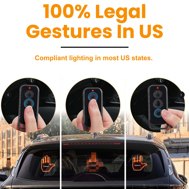 Hand Gesture LED Car Light
